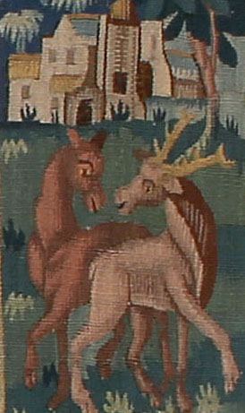 Les quatre éléments (détail), Flandres XVIème ou XVIIème siècle © Musée de la Chasse et de la Nature. Photo : Sylvie Durand